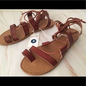 Gladiator Sandals, Size 9